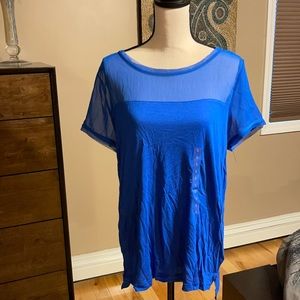 Blue H&M top NWT size L